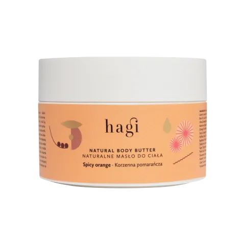 Unt natural regenerant pentru corp Spicy Orange, 200ml, Hagi