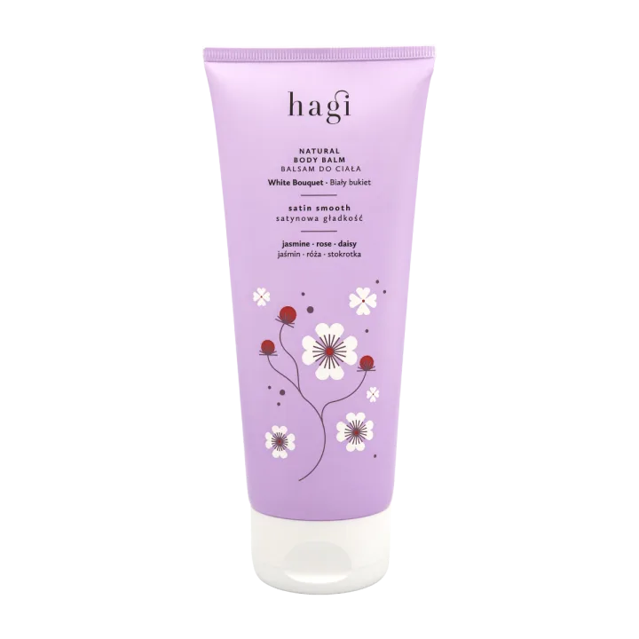 Balsam de corp natural White Bouquet, 200ml, Hagi