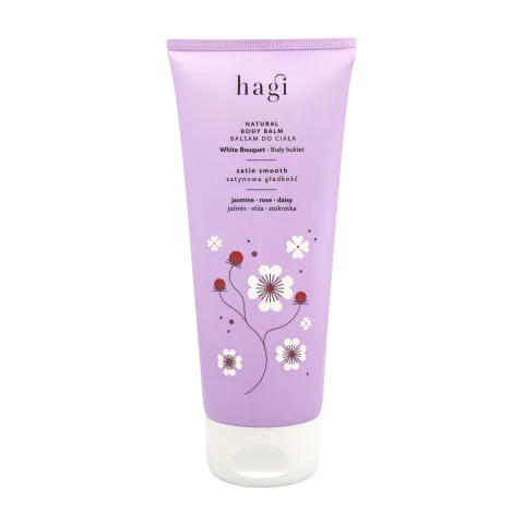 Balsam de corp natural White Bouquet, 200ml, Hagi