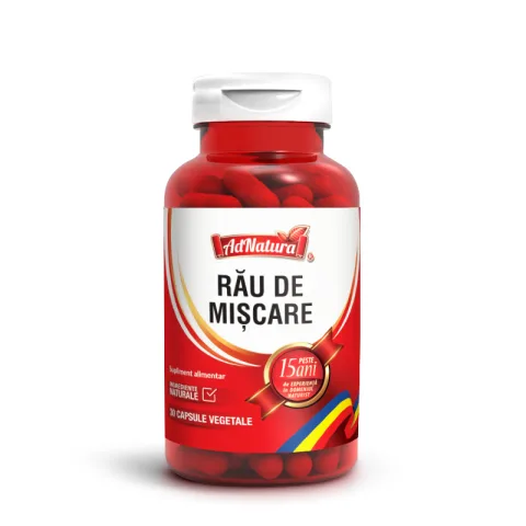 Rau de miscare, 30 capsule, AdNatura