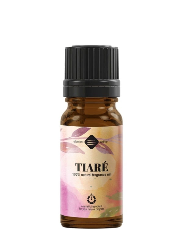 Ulei parfumat Natural Flori de Tiare, 10ml, Ellemental