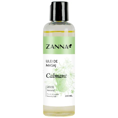 Ulei de masaj Calmant, 200ml, Zanna