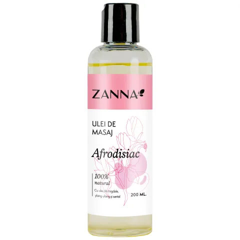 Ulei de masaj Afrodisiac, 200ml, Zanna