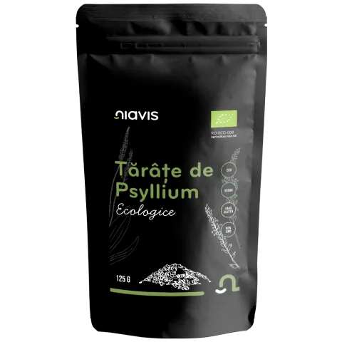 Tarate de Psyllium ecologice, 125g, Niavis