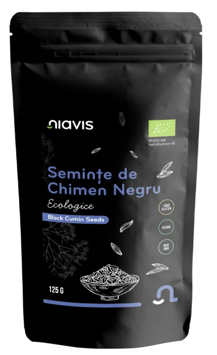 Seminte de chimen negru ecologice, 125g, Niavis