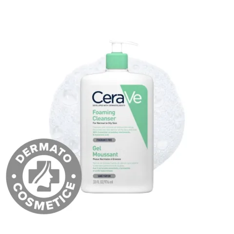 Gel de curatare spumant pentru piele normala-grasa, 976ml, CeraVe