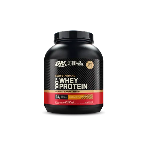 Pudra proteica proteine din zer 100% whey gold standard Unt arahide cu ciocolata , 2.02kg, Optimum Nutrition
