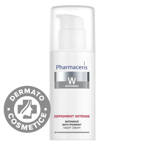 Crema de noapte anti-pigment cu efect de iluminare W, 50ml, Pharmaceris