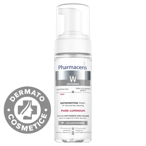 Spuma de curatare pentru fata si ochi W, 150ml, Pharmaceris