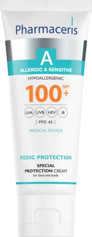 Crema cu protectie speciala SPF100+ A, 75ml, Pharmaceris
