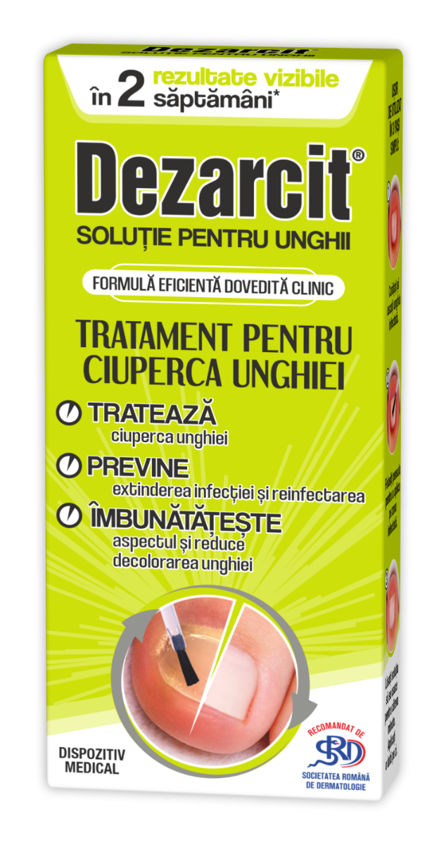 Solutie pentru tratament ciuperca unghiei, 5ml, Dezarcit