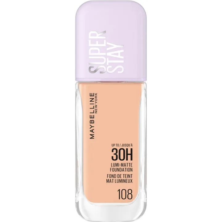 Fond de ten SuperStay 30H Lumi Matte 108, 35ml, Maybelline