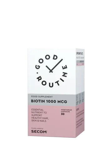 Biotin 1000mcg Good Routine, 30 capsule vegetale, Secom