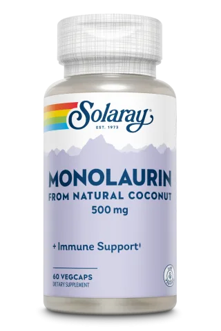 Monolaurin Solaray 500 mg, 60 capsule, Secom