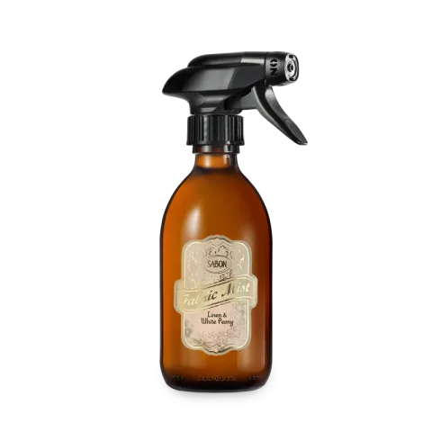 Parfum pentru textile Linen si Bujor Alb, 300ml, Sabon