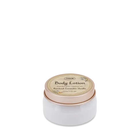Crema de corp Patchouli Lavender Vanilla, 140ml, Sabon
