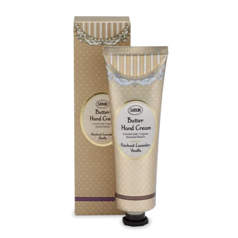 Crema de maini Patchouli Lavender Vanilla, 75ml, Sabon