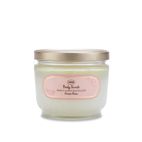 Exfoliant pentru corp Green Rose, 600g, Sabon