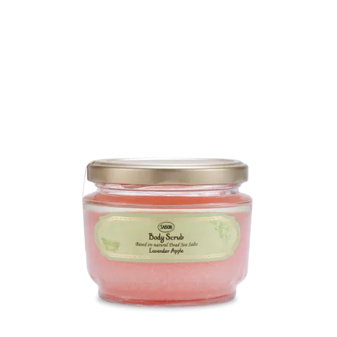 Exfoliant pentru corp Lavanda Mere, 320g, Sabon