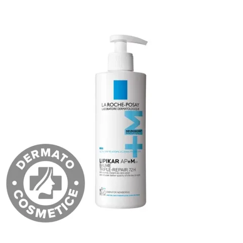 Balsam triplu reparator Lipikar Baume AP+Max, 400ml, La Roche-Posay