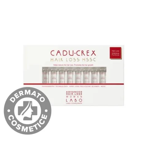 Tratament impotriva caderii avansate a parului pentru femei Cadu Crex, 20 fiole, Labo
