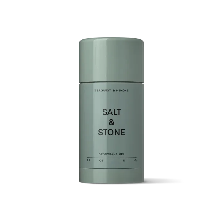 Deodorant pentru piele sensibila cu bergamot si hinoki, 75g, Salt & Stone