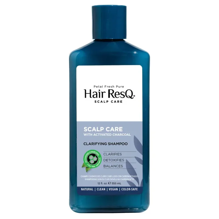 Sampon pentru detoxifierea scalpului cu carbune activ Petal Fresh Pure, 355ml, Hair ResQ