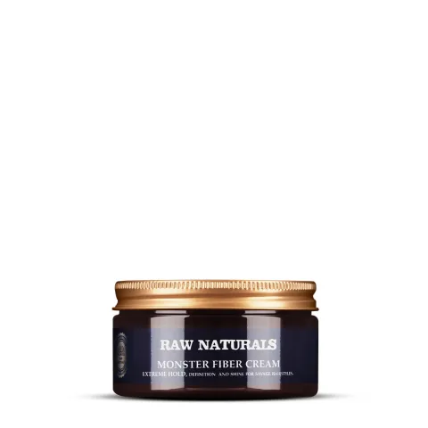 Crema de stilizare cu fixare ridicata Monster Fiber Cream, 100 ml, Raw Naturals