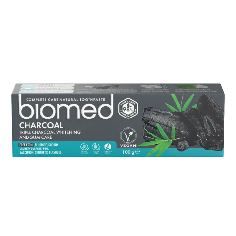 Pasta de dinti Charcoal, 75ml, Biomed