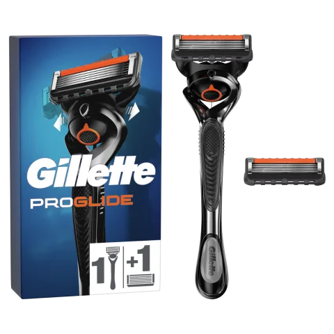 Aparat de ras pentru barbati Proglide + rezerva, 1 bucata, Gillette