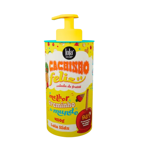 Crema pentru bucle copii cu aroma de fructe Cachinho Feliz, 450g, Lola Cosmetics