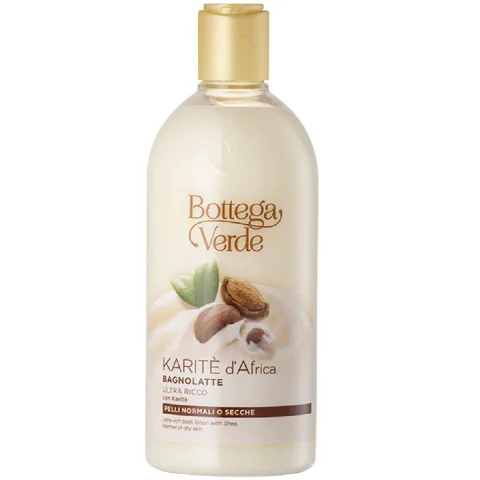 Gel de dus cu unt de shea Karite, 400ml, Bottega Verde