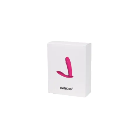 Vibrator cu incalzire dubla stimulare si 10 moduri de vibratie, Pink Bliss, 1 bucata, Ammicco