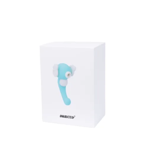 Vibrator clitoridian cu 9 niveluri de aspiratie si 10 tipuri de vibratie Seahorse, 1 bucata, Ammicco