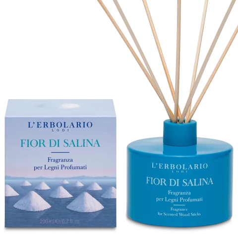 L'Erbolario Parfum pentru camera cu betisoare Fior Di Salina, 200ml