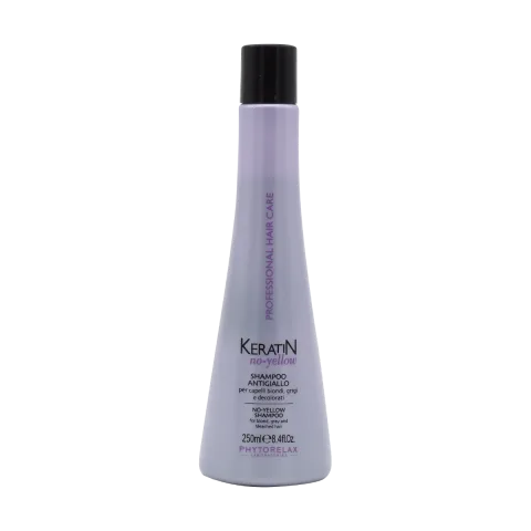 Sampon pentru par blond decolorat si grizonat No Yellow, 250ml, Phytorelax