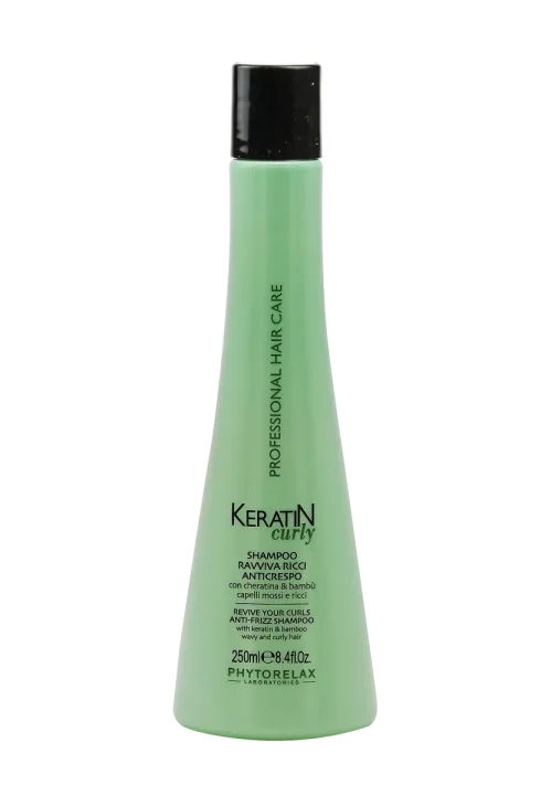 Sampon pentru par cret si ondulat cu keratina, 250ml, Phytorelax
