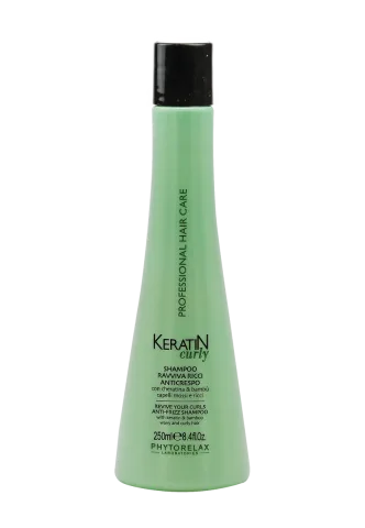 Sampon pentru par cret si ondulat cu keratina, 250ml, Phytorelax