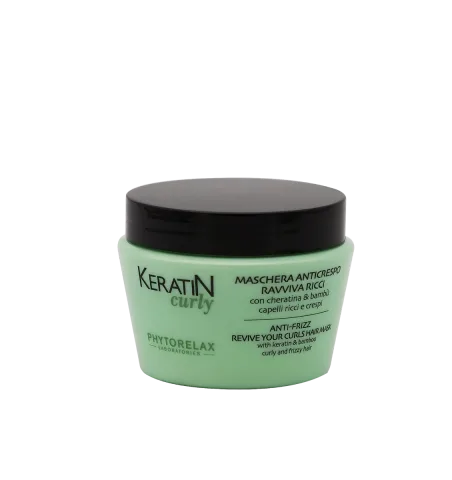 Masca pentru par cret si ondulat cu keratina, 250ml, Phytorelax