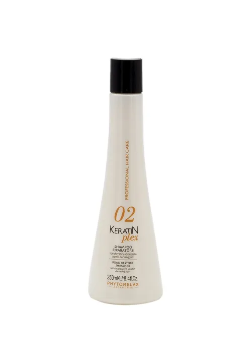 Sampon reparator pentru par deteriorat si fragil cu keratina hidrolizata, 250ml, Phytorelax
