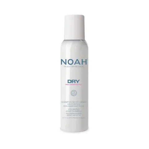Sampon uscat pentru volum fara apa cu extract de trandafir de Damasc si urzica, 200ml, Noah