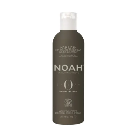 Masca bio nutritiva cu Unt de Murumuru pentru parul uscat si deteriorat, 250ml, Noah