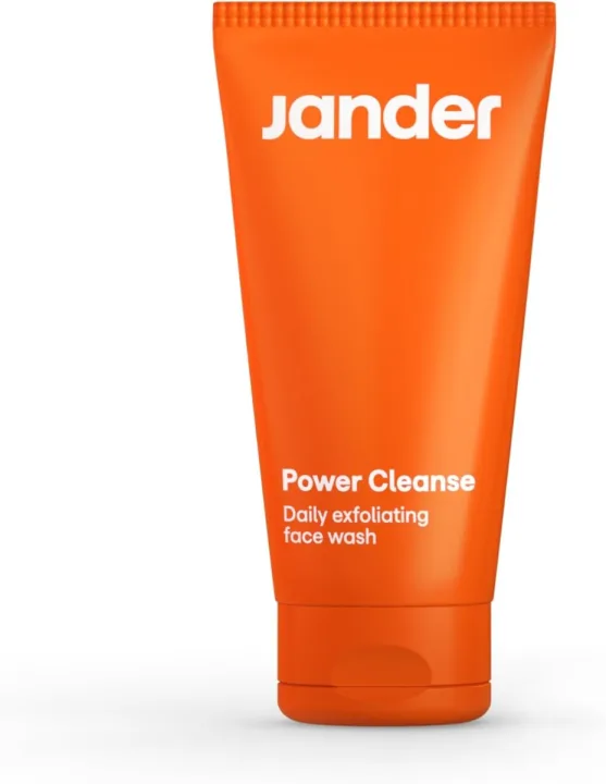 Gel exfoliant pentru ten barbati cu carbune activ anti-poluare, 75ml, Jander Skin