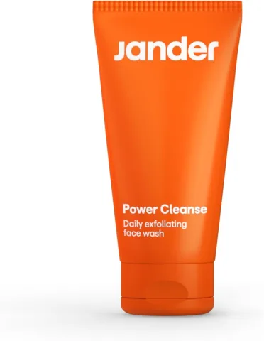 Gel exfoliant pentru ten barbati cu carbune activ anti-poluare, 75ml, Jander Skin