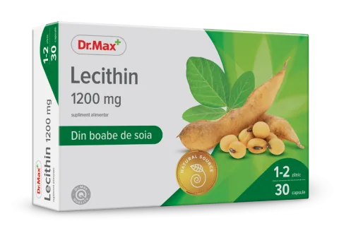 Dr. Max Lecitina 1200mg, 30 capsule moi
