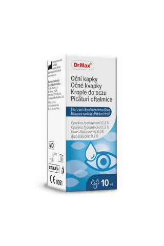 Dr. Max Picaturi oftalmice pentru hidratare intensa, 10ml