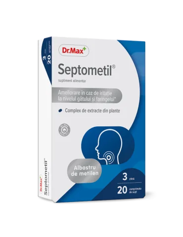 Dr. Max Septometil, 20 comprimate masticabile