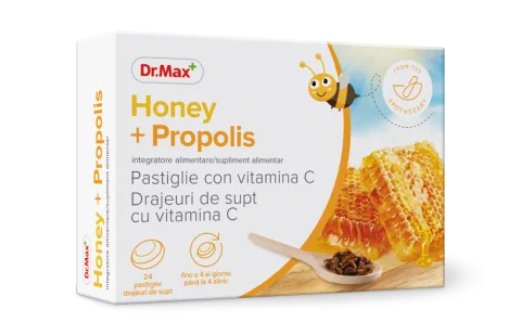 Dr. Max Honey&Propolis, 24 drajeuri