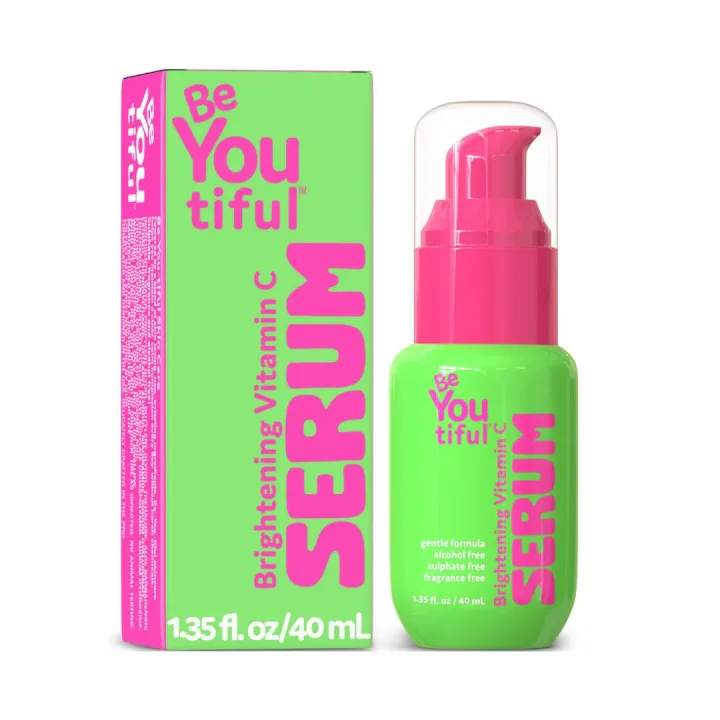 Ser facial iluminator cu Vitamina C pentru adolescenti si tineri, 40ml, BeYoutiful