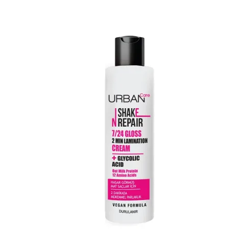 Crema pentru laminare si luciu Shake N Repair 7/24, 200ml, Urban Care